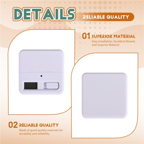 2PCS  Timers Gravity Sensor Flip Timer Kitchen Timer for  Management and Countdown 1-3-5-10,15-20-30-60Minutes 2