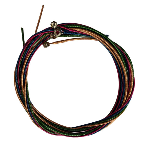 4 String Electric Bass String Set Guitar Bass Strings Colorful Guitar Strings Replacement
