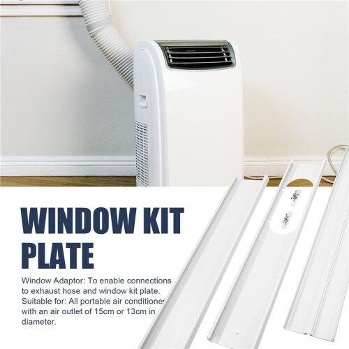 Portable Window Adaptor Window Slide Kit Plate Adjustable Air Conditioner Window Kit Practical Slide Plate Wind Shield 1