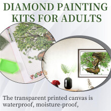 DIY Diamond Painting Tree Paste Diamond Embroidery Round Resin Diamond Stitch Home Wall Decor 30X40cm