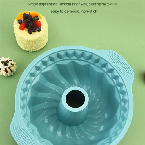 Silicone Mould for Pastry Cake Mould Bakeware Dessert Tools Muffin Bread Baking Accessories Mint Green 2