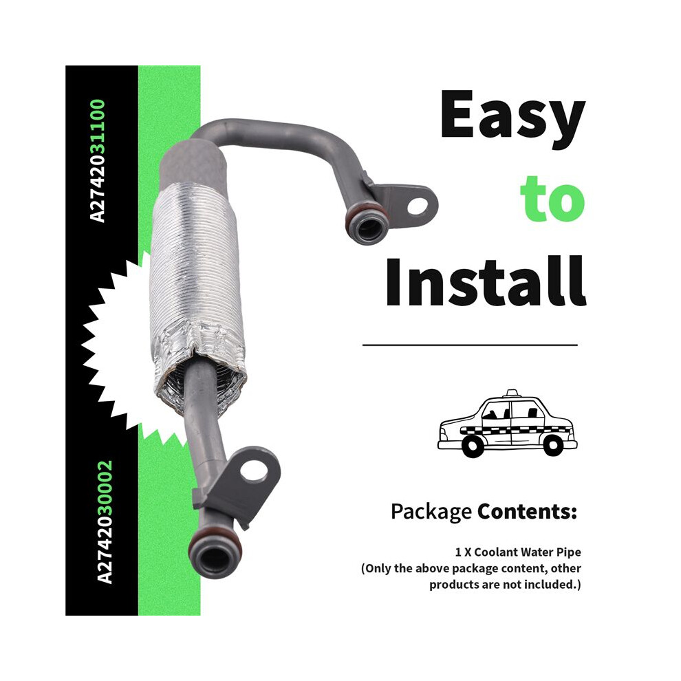 A2742030002 2742030002 Car Coolant Water Pipe For M274 A2742031100 2742031100 Light 6031503497190