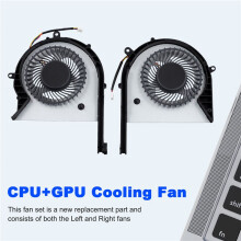CPU+GPU-Lüfter für GL703GE PX703GE GL703 GL503GE GL503 Lüfter Tragbarer Multifunktionslüfter