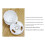 Coffee Dripper Easy Brewing Plastic Coffee Filter Camping Coffee Brewer Compatible with 155 Basket Paper Filter 4