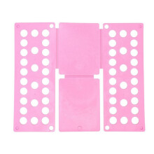 Plastic Kleding Vouwplank Kinderwasmap Shirt Vouwplank Thuisopslaghulpmiddel voor Kinderen, Volwassenen, Roze