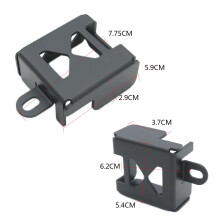 Para DL1000 V-Strom VStrom 1000 2014-2021, Bomba de LíQuido de Freno Trasero de Motocicleta Tapa Protectora del DepóSito Cubierta de Aceite A