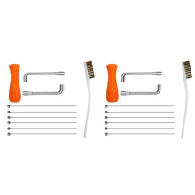 2 Sets of 3D Printer Nozzle Cleaning Kit for M6 M7 E3D MK8,K1/K1 Max Series Hot End Cleaning Tool for Unclogging Pipes