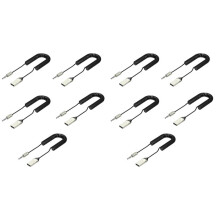 10pcs Audio Receiver Dongle USB to 3.5mm Jack Car Audio Auxiliary Hands-Free Car Speaker