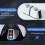 RGB-LED-Dual-Controller-Ladegerät für PS5/Slim Wireless DualSense-Controller-Joystick-Gamepad-Ladestation 3