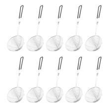 Cucharas Coladoras Para Ollas Calientes Cucharas Coladoras De Acero Inoxidable Para Ollas Calientes Cuchara Espumadera De Malla CucharóN Colador