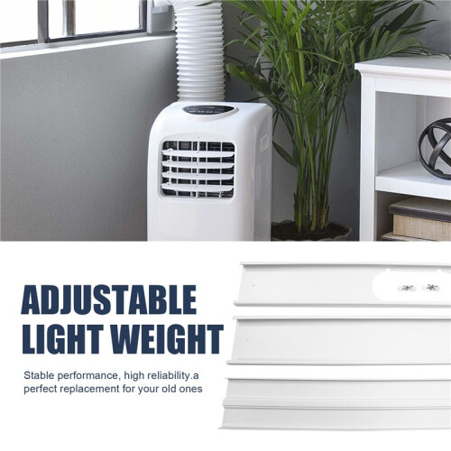 Portable Window Adaptor Window Slide Kit Plate Adjustable Air Conditioner Window Kit Practical Slide Plate Wind Shield