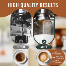 54 mm Bodenloser Siebträger - Komplettset mit Dosiertrichter, Pucksieb, Korb für 54 mm Espressomaschinen Von