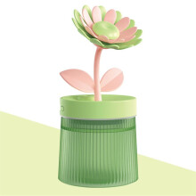 Humidifier Portable USB Aromatherapy Machine Mist Maker Flower Air Humidifier Green