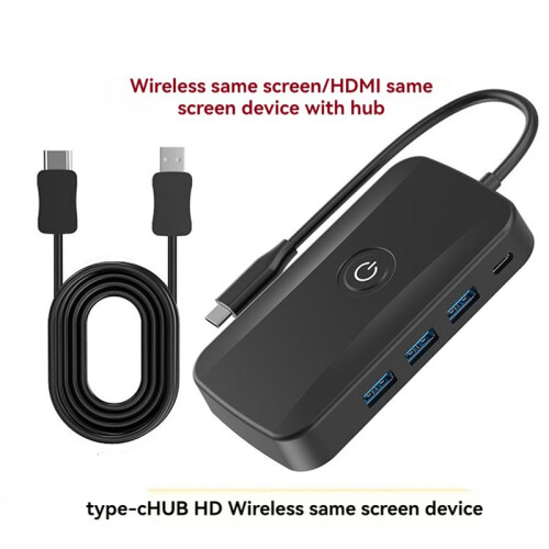 Wireless Screen Thrower USB 3.0 Phone Computer Screen Thrower PD100W Fast Charger Docking Station Type C Screen Thrower 2