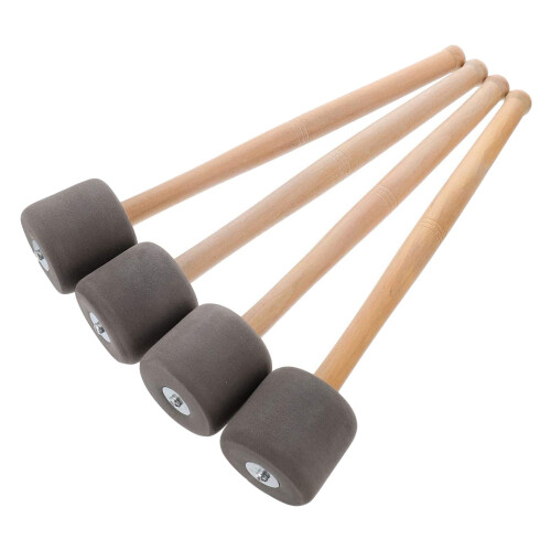4 Stuks Basdrum Mallets Stokken Mallets Schuimkop Drum Mallets voor Marching Band Percussie 1