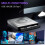 External CD/DVD Drive Burner, CD ROM DVD Player Portable CD Reader for Laptop PC Windows 11/10/7 Linux  OS 6