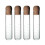 4PCS Glass Strainers for Long Leaf Tea, Reusable Glass Diffuser with Cork Loose Tea Steeper Filter for Cup 1