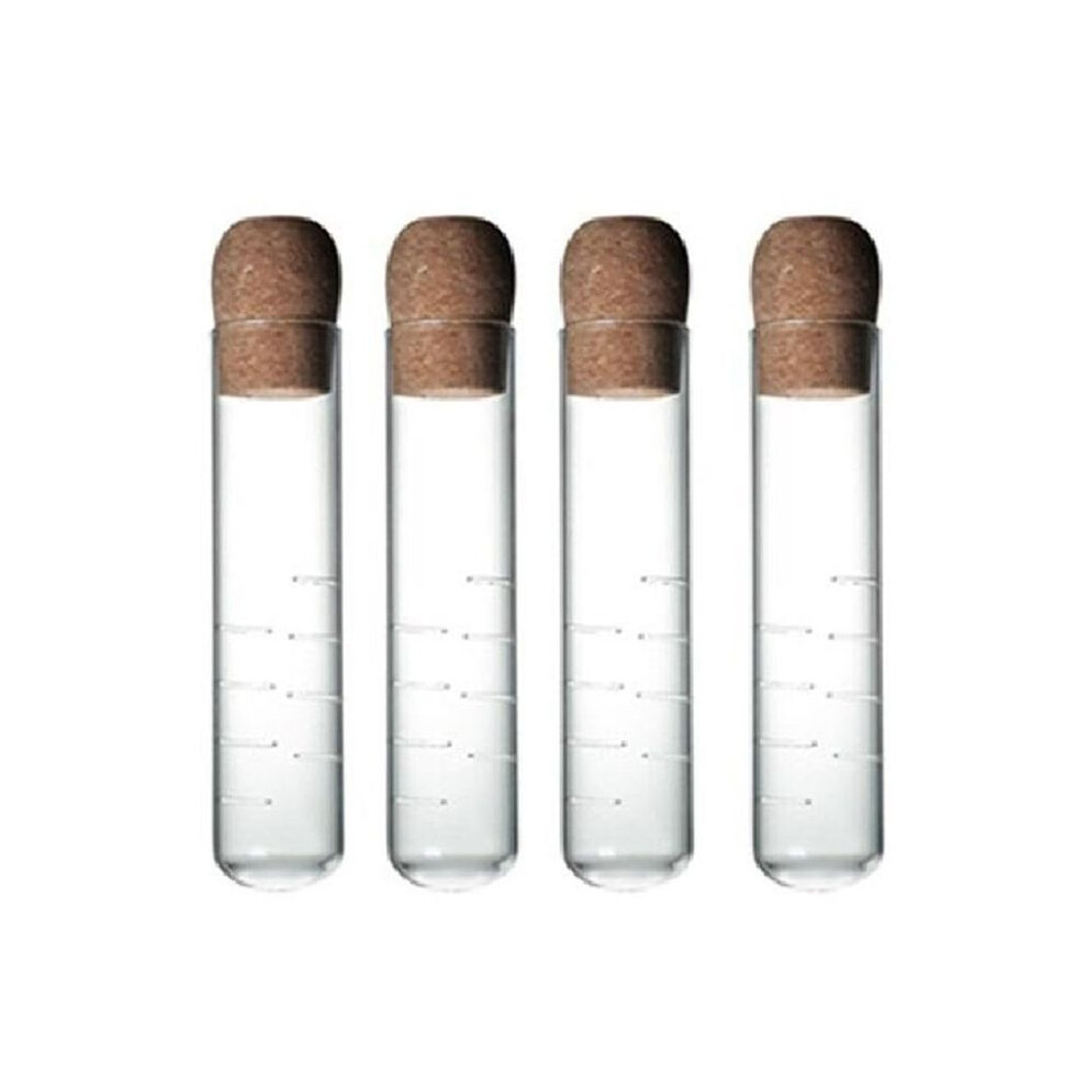 4Pcs Glass Strainers For Long Leaf Tea, Reusable Glass Diffuser With Cork Loose Tea Steeper Filter For Cup 4713369847563