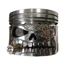 Harts Snidat Skelett Skulptur Ornament Cosplay Halloween Kolv Skalle Ansiktsskulptur Statyett Konst Desktop C
