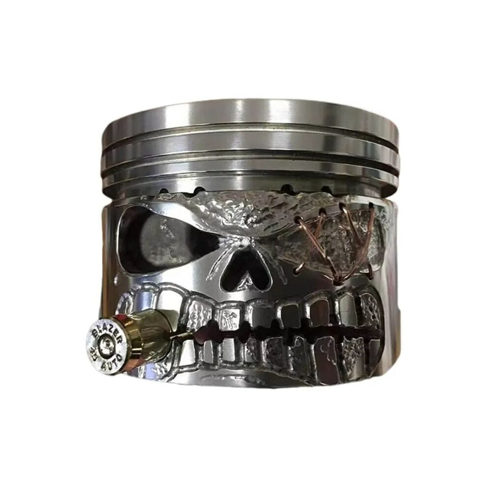 Resin Carved Skeleton Sculpture Ornament Cosplay Halloween Piston Skull Face Sculpture Figurine Art Desktop C 6034021354013