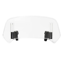ExtensãO Transparente do PáRa-Brisa da Motocicleta Defletor de Spoiler AjustáVel para 36X14Cm