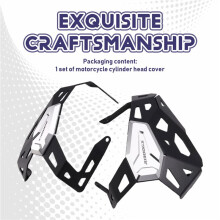 Motorcycle Cylinder  Guards Cover Engine Protection for  R1300GS R 1300GS Adventure 2023 2024 Black+Silver