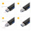 5 in 1 USB 2.0 Type C/USB /Micro-USB/TF/ Memory Card Reader OTG Card Reader Adapter Mobile Phone Accessories,Black 10