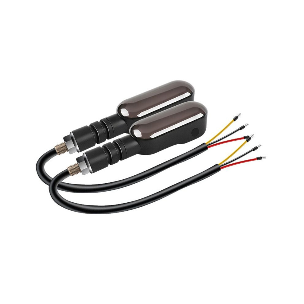 2Pcs Motorcycle Led Turn Signal Lamp Color Projection Lamp Waterproof Led Ambient Turning Warning Light 4712950999353