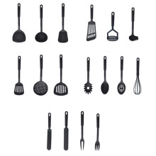 Kitchen Utensils Set of 17 Pcs, Nylon Non-Stick Cooking Utensils Set,Kitchen Gadgets Tools for Cook(BPA Free)
