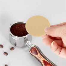 1600 Szt Papier Wymienny do Filtra Kawy, Niebielona Okrągła, Niebielona Nasadka Filtra do Herbaty, Ekran Filtra z Tkaniny do Espresso DIY 64 mm