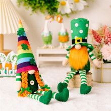 St Patricks Day Gnomes Plush Decorations St.Patricks Day Gnome Home Table Decor Accessories Male
