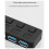 4-Port Button USB3.0 HUB  USB Splitter1 to 4 Hub Type-C Extender for Laptop Computer Accessoriess,B 6
