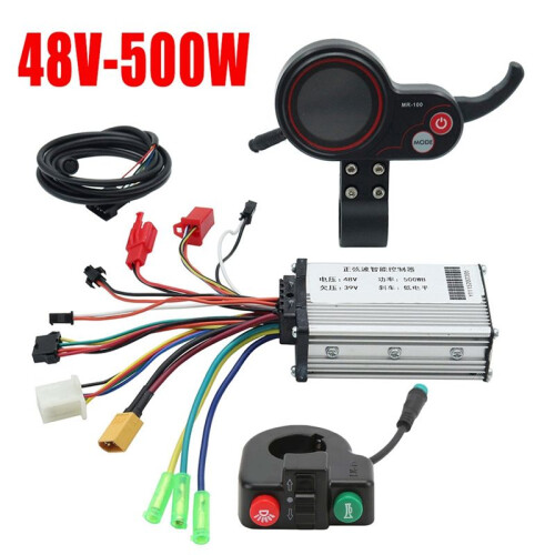 48V 500W Controller MR-100 LCD Display Meter Dashboard+ Button for  M4 Electric Scooter 1