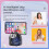 Automatic Face Tracking Gimbal Mobile Phone Holder 360 Rotation AI Face Recognition Phone Tripod for Vlog Video Black 6