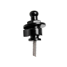 Gitarrengurtschloss Metall-Bassbolzen Anti-OffGuitar Locks Schwarz