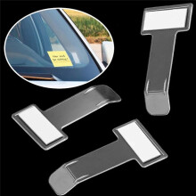 5 St Bilparkeringsbiljettklämma Vindruta Klistermärke Biljetthållare Kort Bill Stand Organizer Bilinredningstillbehör