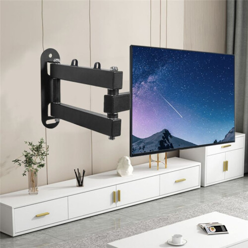 Monitor Wall Mount , Adjustable Screen Bracket for 14-27Inches Universal Retractable TV Mounts 2