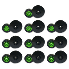 10Pcs LM-IR50B Ink Ribbon Black Ribbon for MAX LETATWIN Cable ID Printer Electronic Lettering Machine LM-550A/E