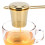 Tea Leaf Tea Strainer Golden  Tea Strainer Kung Fu Tea Set 3