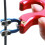1 Pack Archery Compound Bow D Loop-Metal D Ring Buckle Release Nocking Loop with Screwdrivers,Red 5