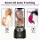 Automatic Face Tracking Gimbal Mobile Phone Holder 360 Rotation AI Face Recognition Phone Tripod for Vlog Video Black 4