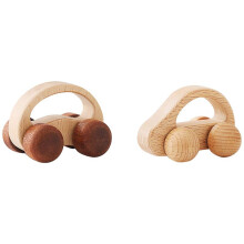 Wooden Baby Car Toys,Wood Push Car for Toddler Baby Grip Toy Car,Gifts for Boys and Girls,Push and Pull Toy Car