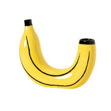 Enkel Banan Vas Blomsterarrangemang Vardagsrum Matsal Dekoration Prydnader Harts Artefakt Planterare med Ram