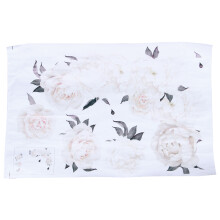 Witte Pioen Roos Bloemen Bloesem Kid Muursticker Home Kinderdagverblijf Decor Baby Sticker
