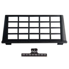 Accessoires de Support de Clavier D'Instrument de Musique en Feuille Support Durable Portable, Comprend 1 Pince de Livre de Musique