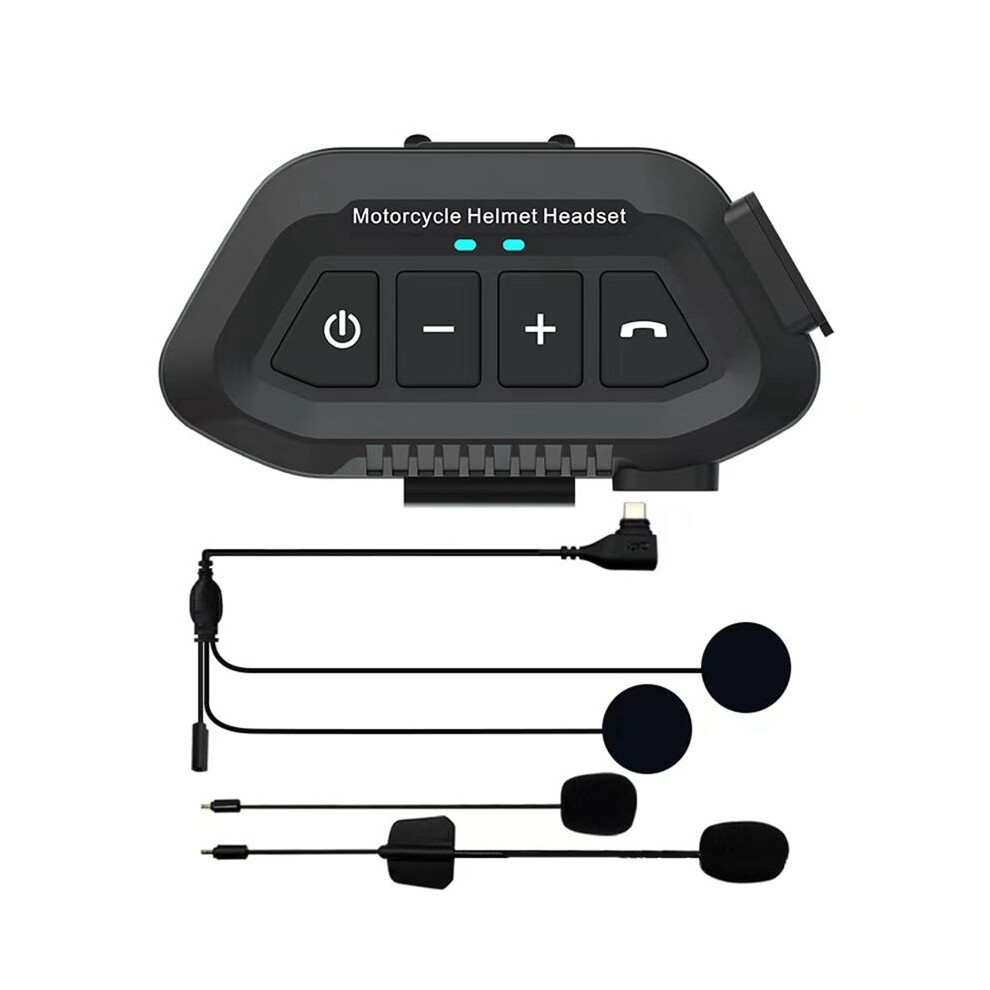New Motorcycle Helmet Headset Waterproof Headset Noise Reduction Wireless Hands-Free Ip67 Waterproof 4712458673687