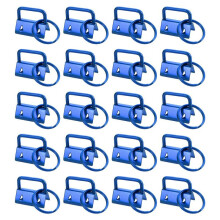20PCS Key Fob Hardware with Keychain Rings for Bag Webbing,