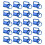 20PCS Key Fob Hardware with Keychain Rings for Bag Webbing, 1