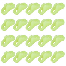 20PCS Outdoor Camping Leuchtende Seilschnalle Zelt Zugseil Leuchtende Anti-Rutsch-Schnalle Seilschnalle ZeltzubehöR