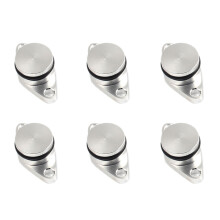 6 X 22 Mm Swirl Flap Flaps Delete Removal Blanks Plugs for M57 M57N M57Tu Silver